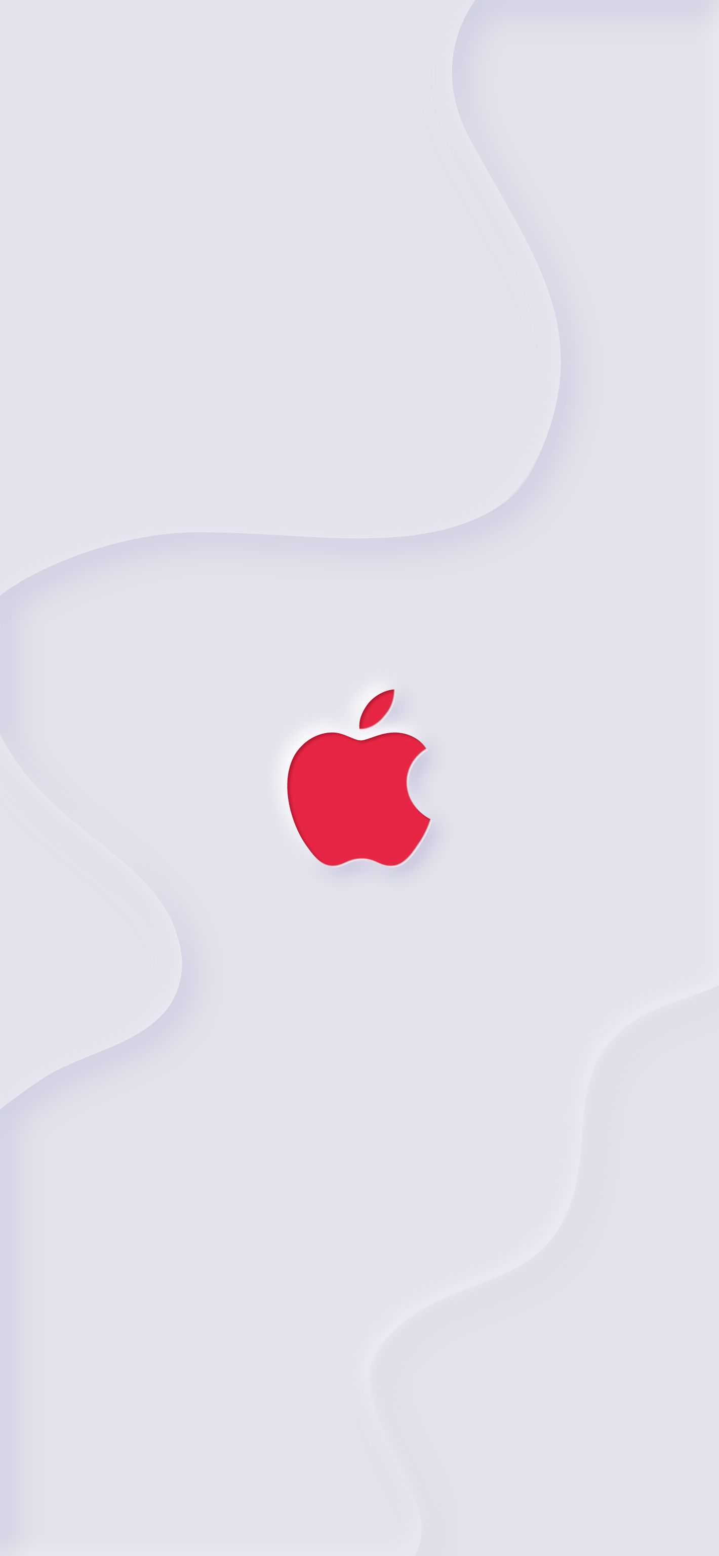 neumorphism iphone wallpaper ispazio idownloadblog apple logo