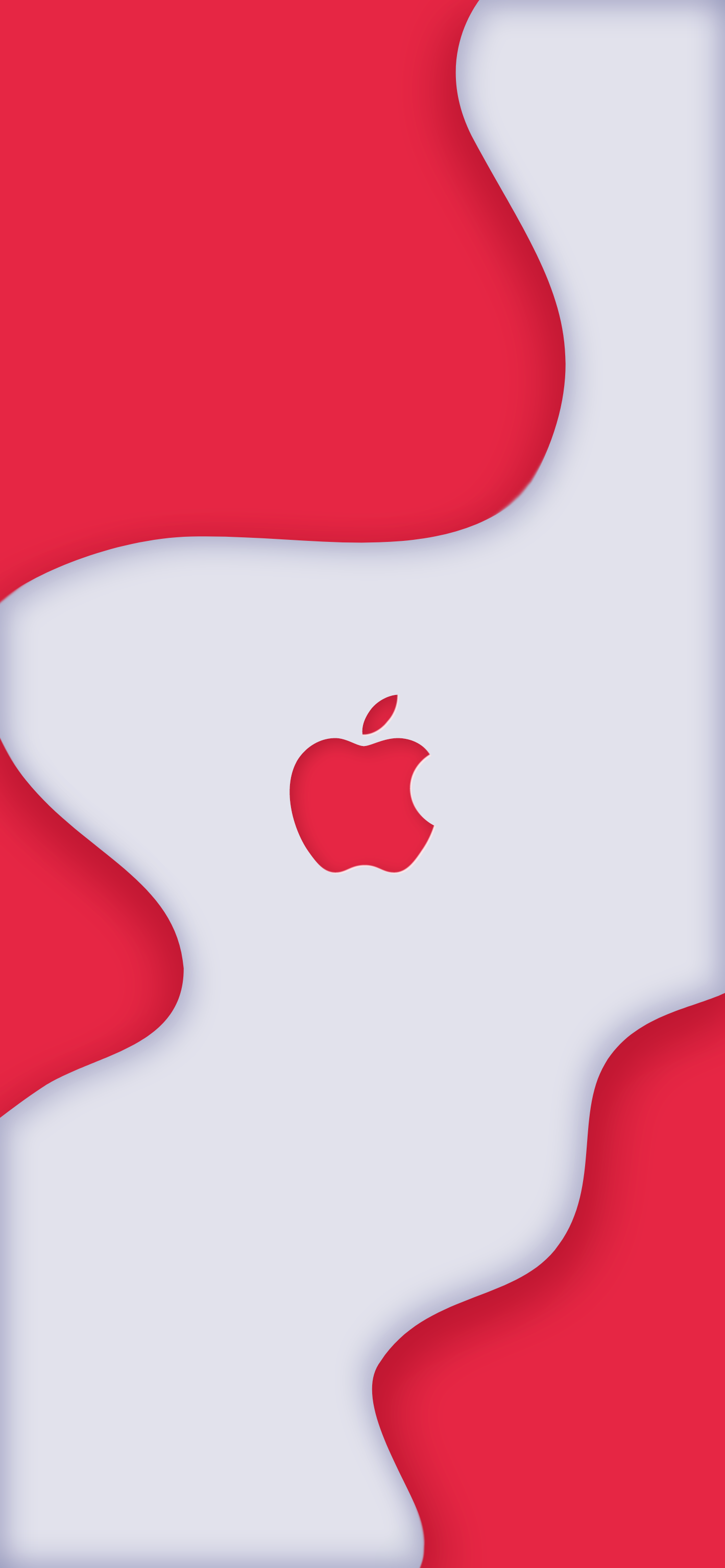 neumorphism iphone wallpaper ispazio idownloadblog red iPhone logo