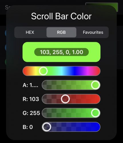 This new tweak lets jailbreakers colorize iOS' scrollbars
