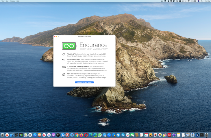 Endurance повышает производительность вашего ноутбука Mac с удивительными функциями энергосбережения 7