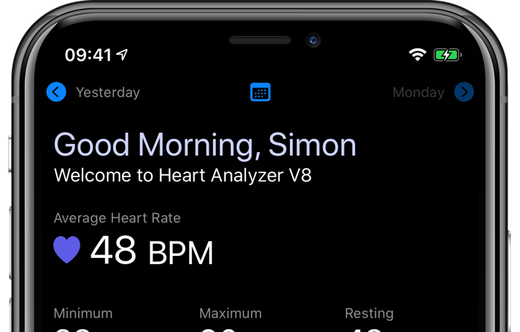 Heart Analyzer добавляет поддержку темного режима, улучшенное приложение Watch, новые анализы и данные, и ... 2