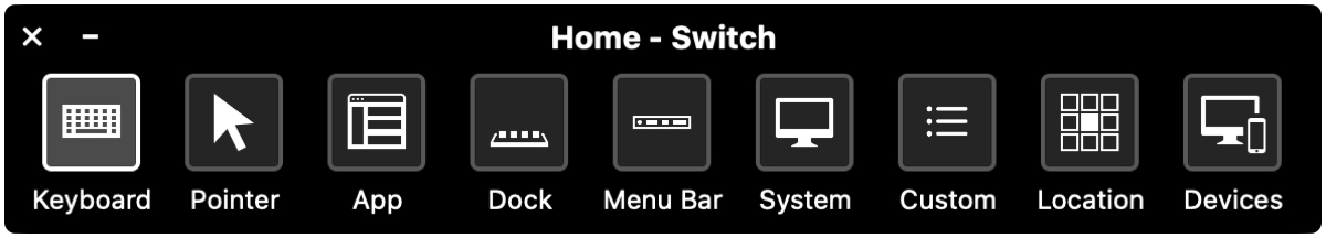 Home Switch Panel Mac
