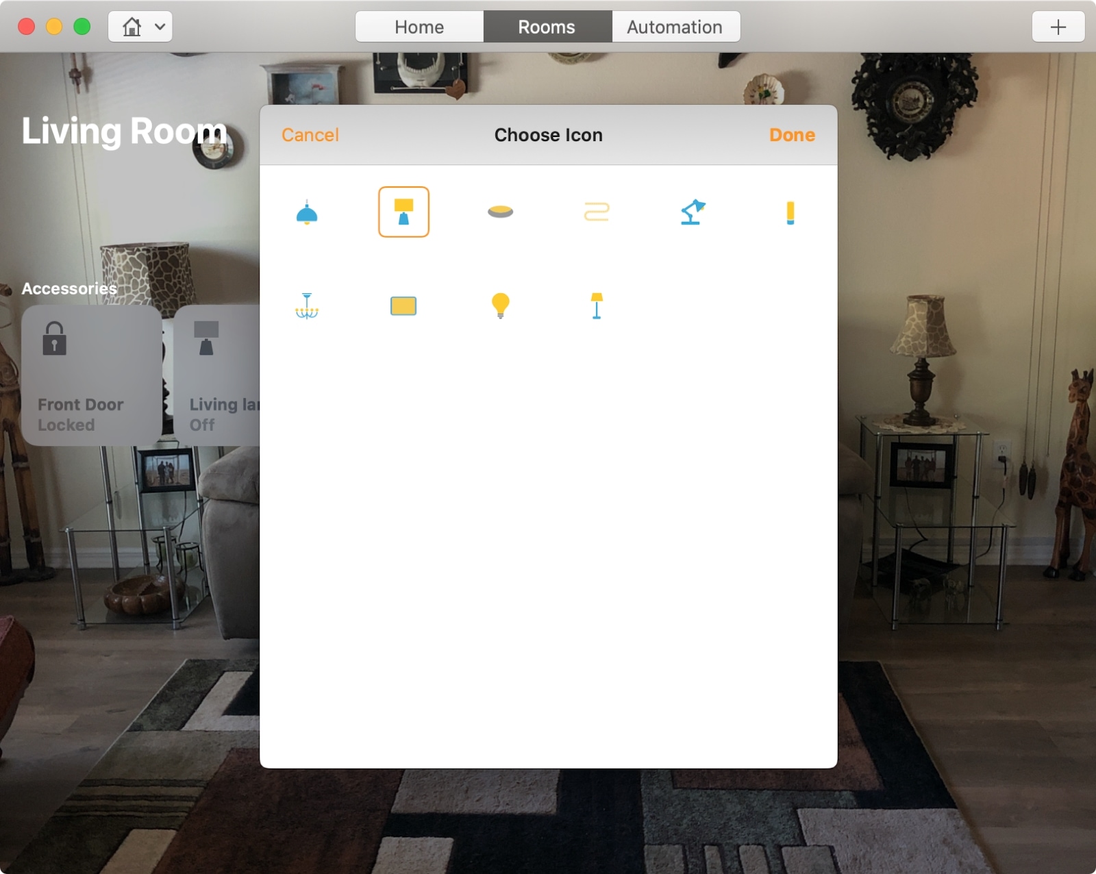 Home on Mac Pick Accessory Icon