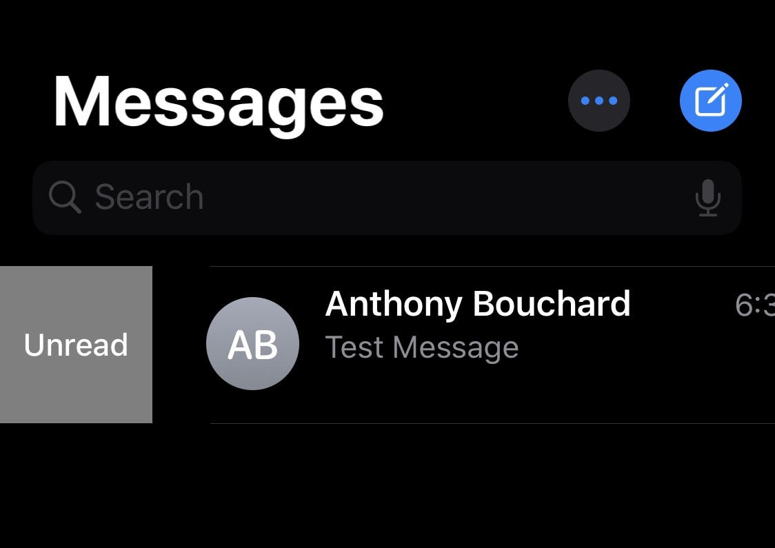 mark text as unread android