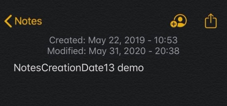 This tweak makes it easier to discern when a note was created & last ...