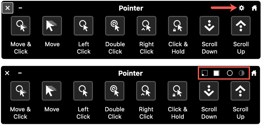 Pointer Switch Panel Settings Mac