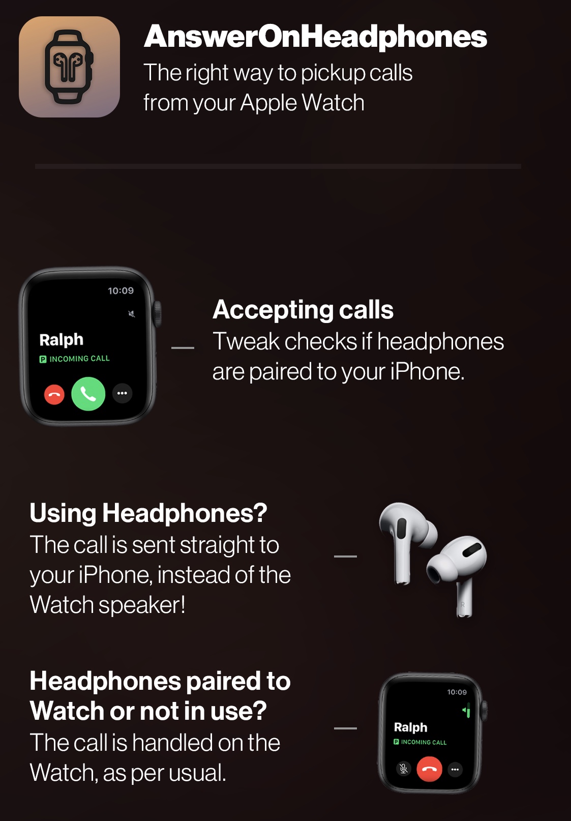 AlwaysOnHeadphones kan förbättra samtalets upplevelse Apple Watch 27