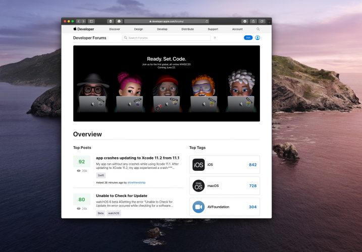 Overhauled Apple Developer Forums go live ahead of WWDC