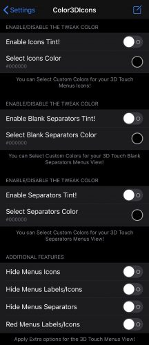 Add a splash of color to the Home Screen's contextual menus with ...