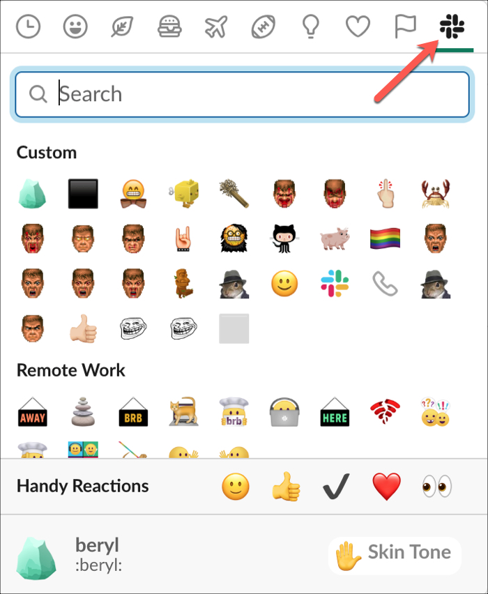 Slack Emoji Picker Custom