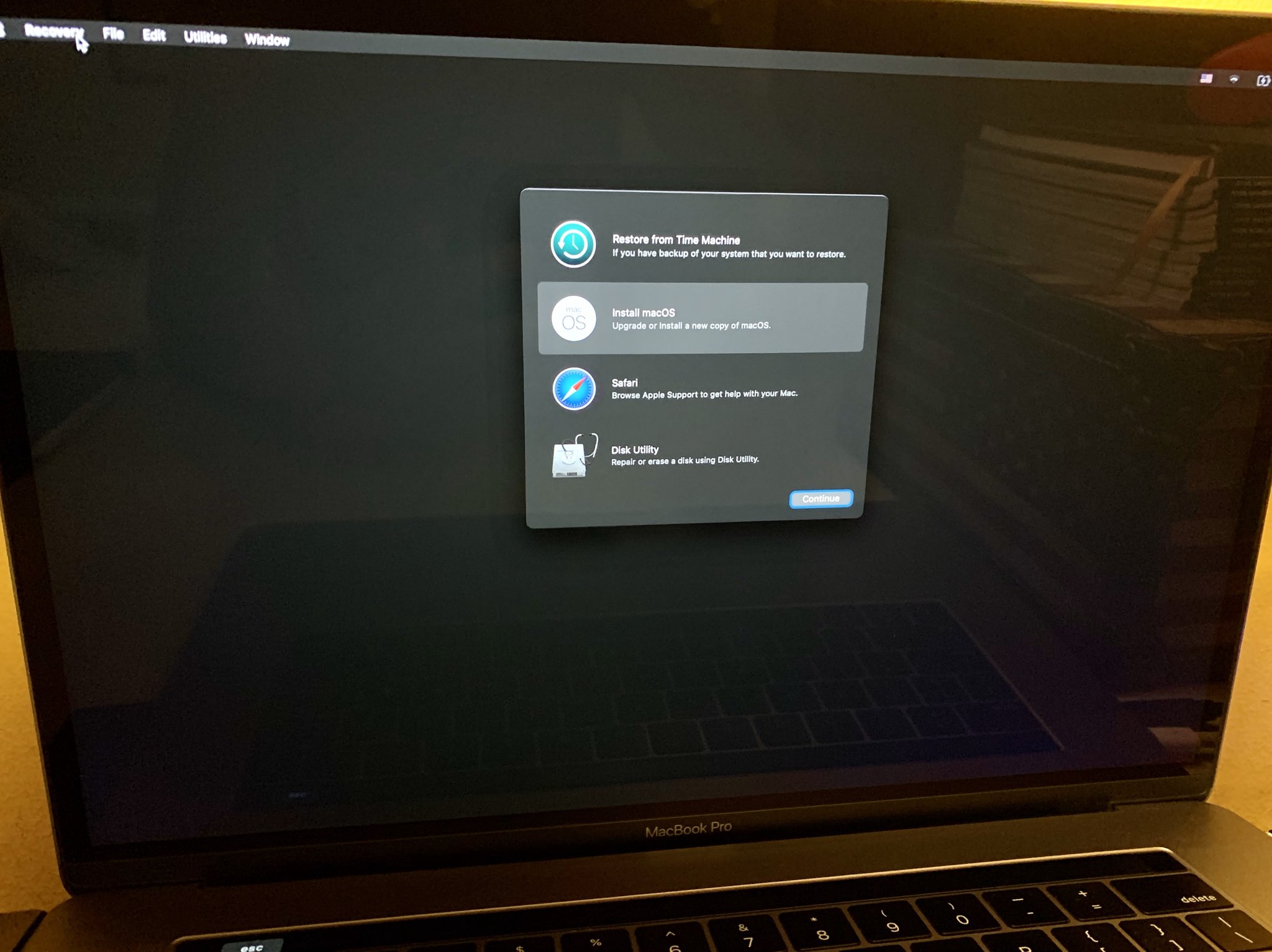 macOS Recovery - macOS Big Sur beta bootable installer