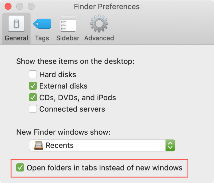 Finder Open Folders In Tabs