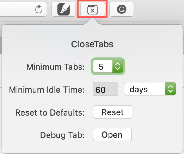 CloseTabs Extension for Safari