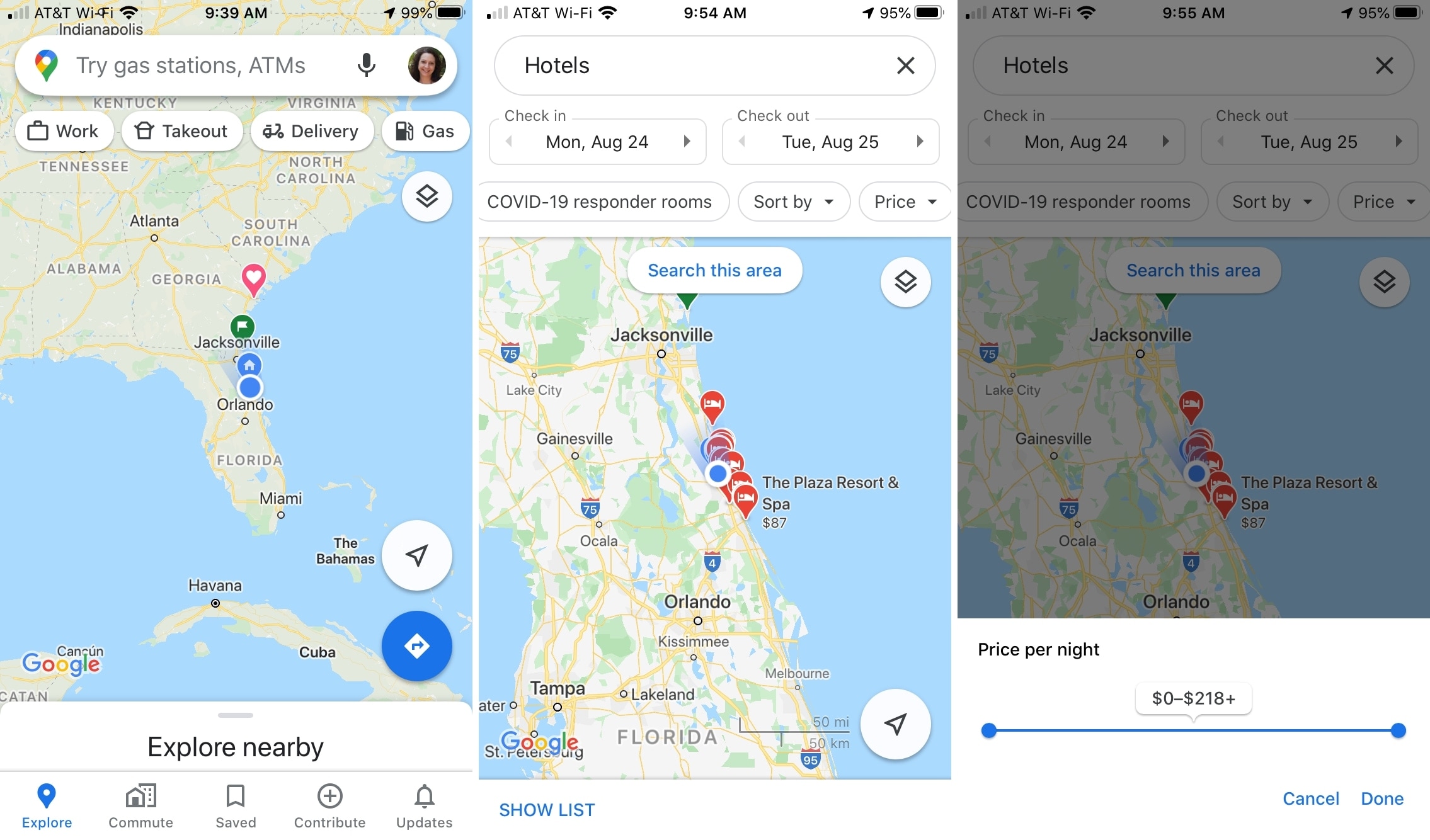 different congestion handling How to use filters to search for locations in Google Maps