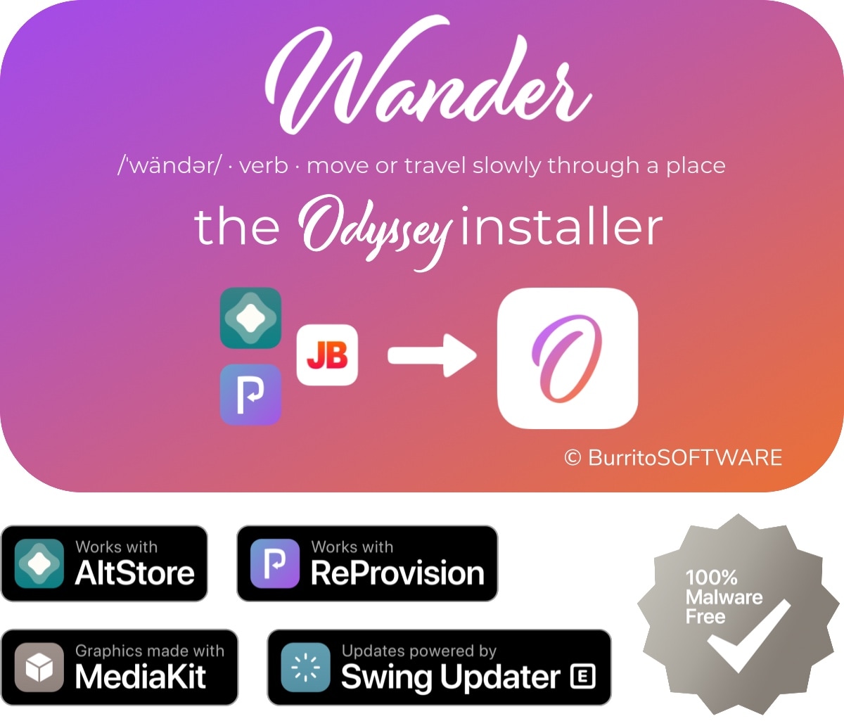 Wander: An Add-On For Apple'S Shortcuts App To Install The Odyssey Jailbreak