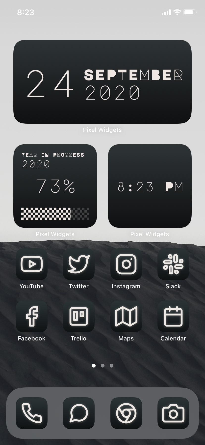 0x616a iOS 14 Home Screen