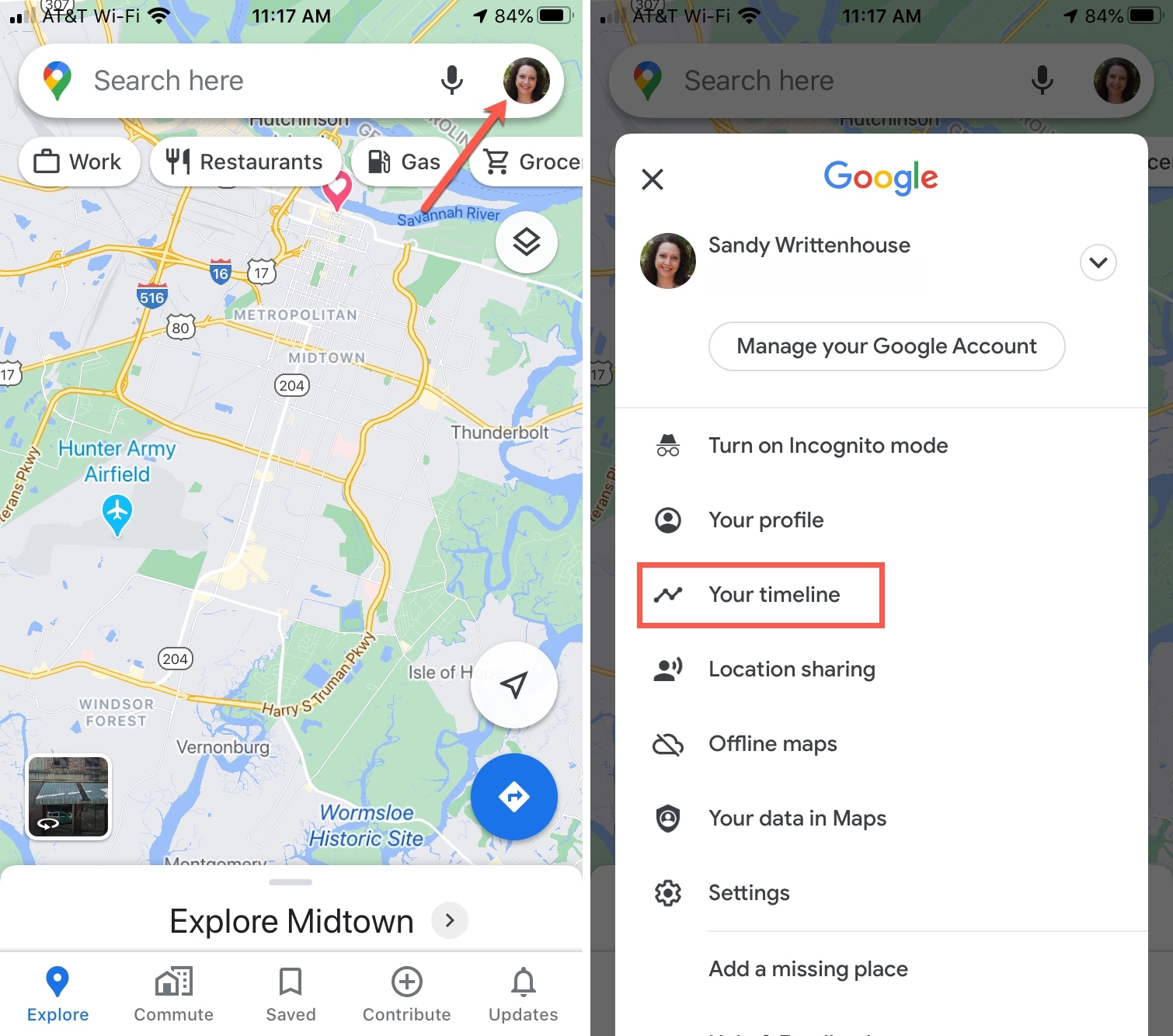 How To Use Your Google Maps Timeline On, Google Maps Landscape Mode Iphone