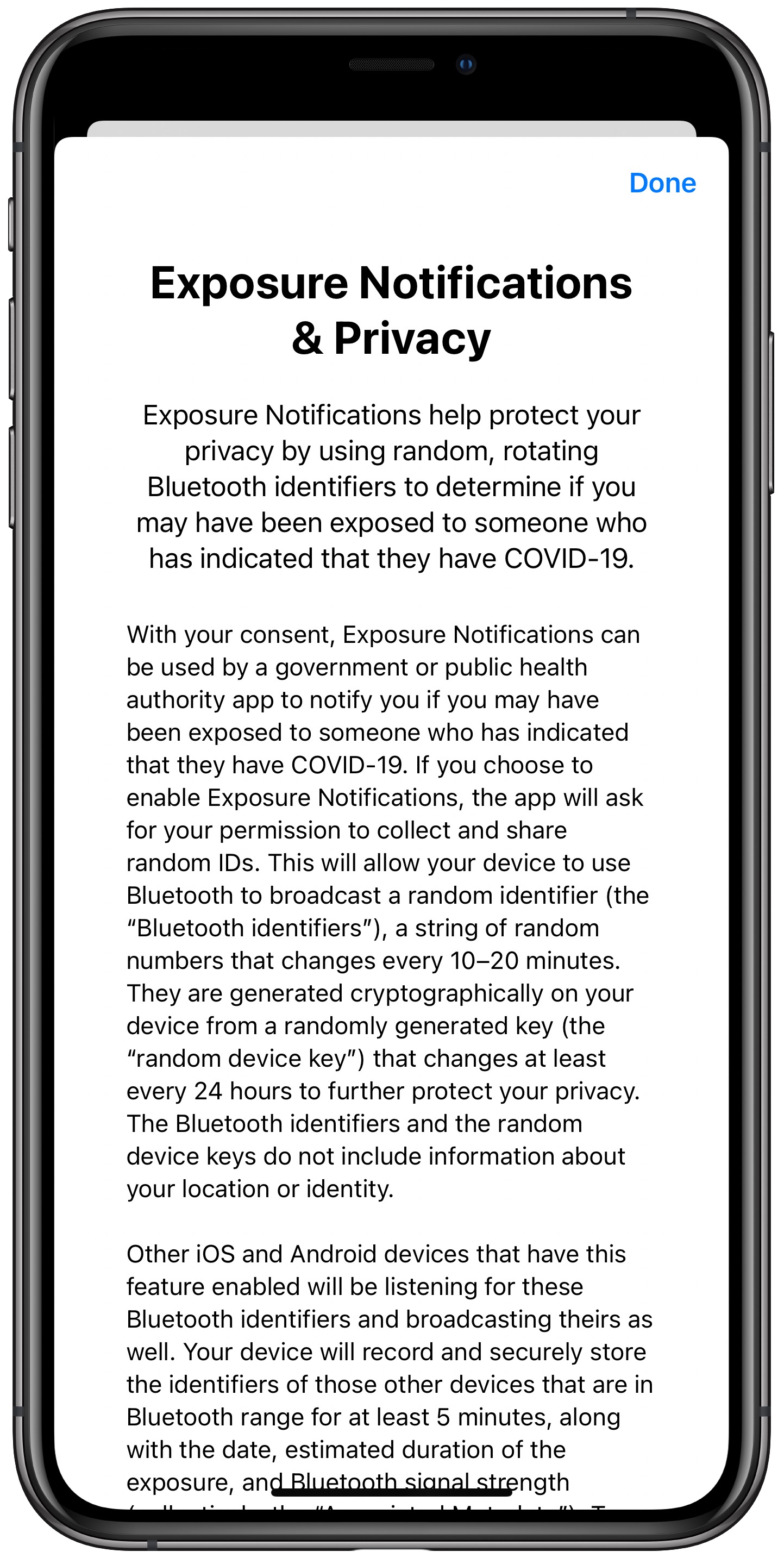 COVID-19 contact tracing iPhone: Exposure Notifications and privacy