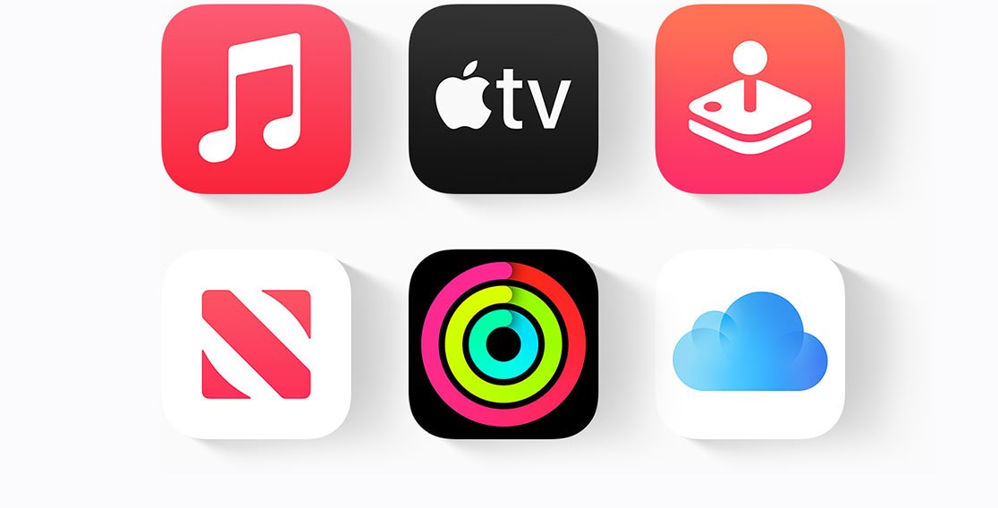 Apple one bundle icons