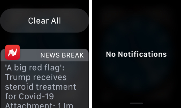Clear All Notifications on Apple Watch