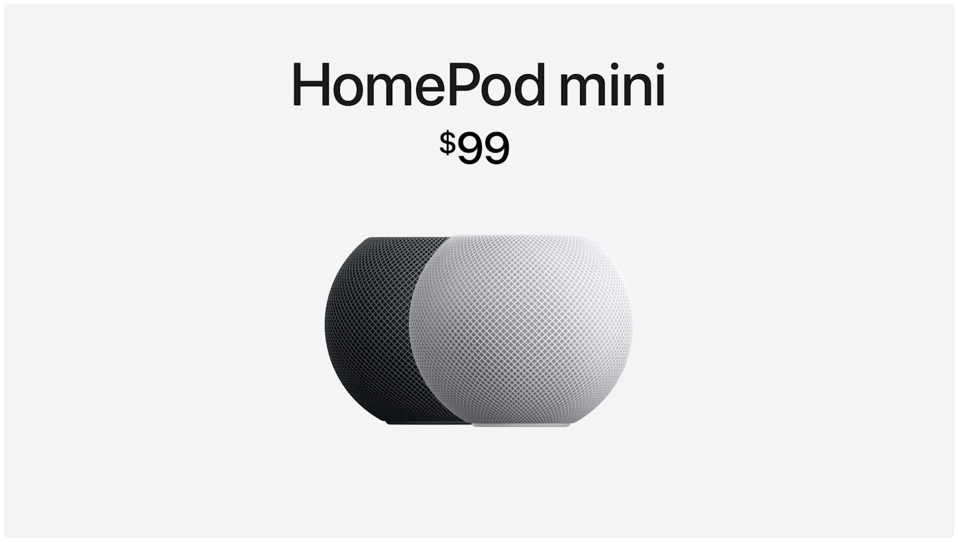 This is the HomePod mini
