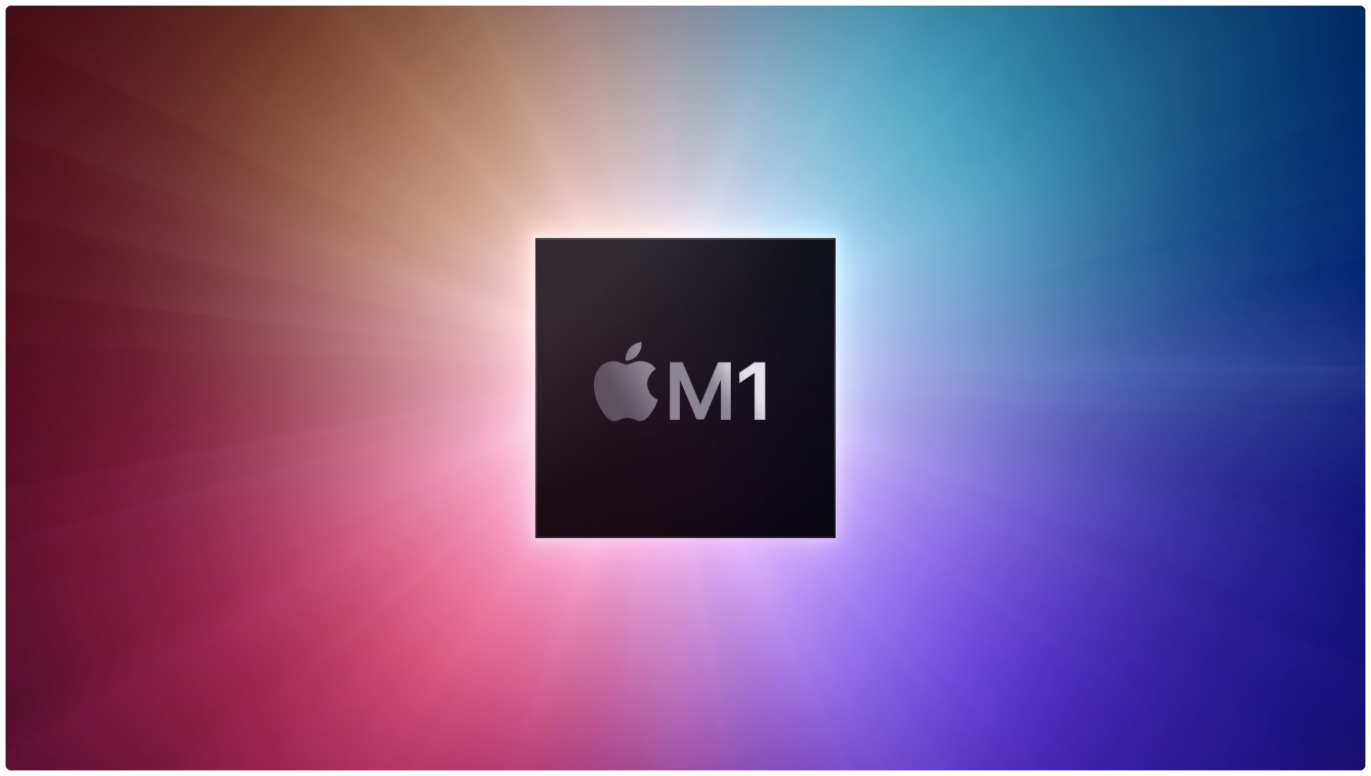 identify Apple silicon Macs - hero image showing the Apple M1 chip graphic