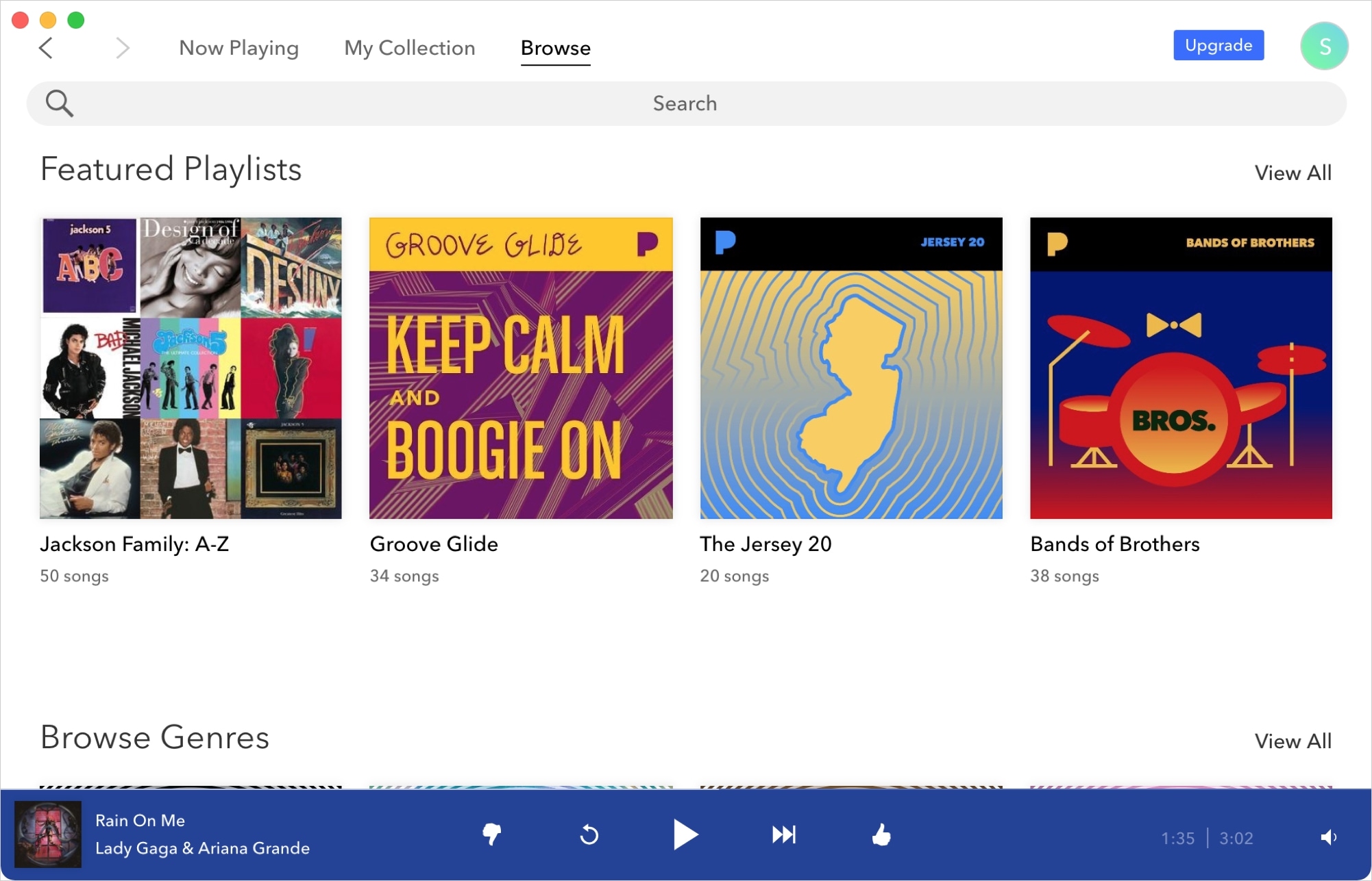 Pandora Music App on Mac