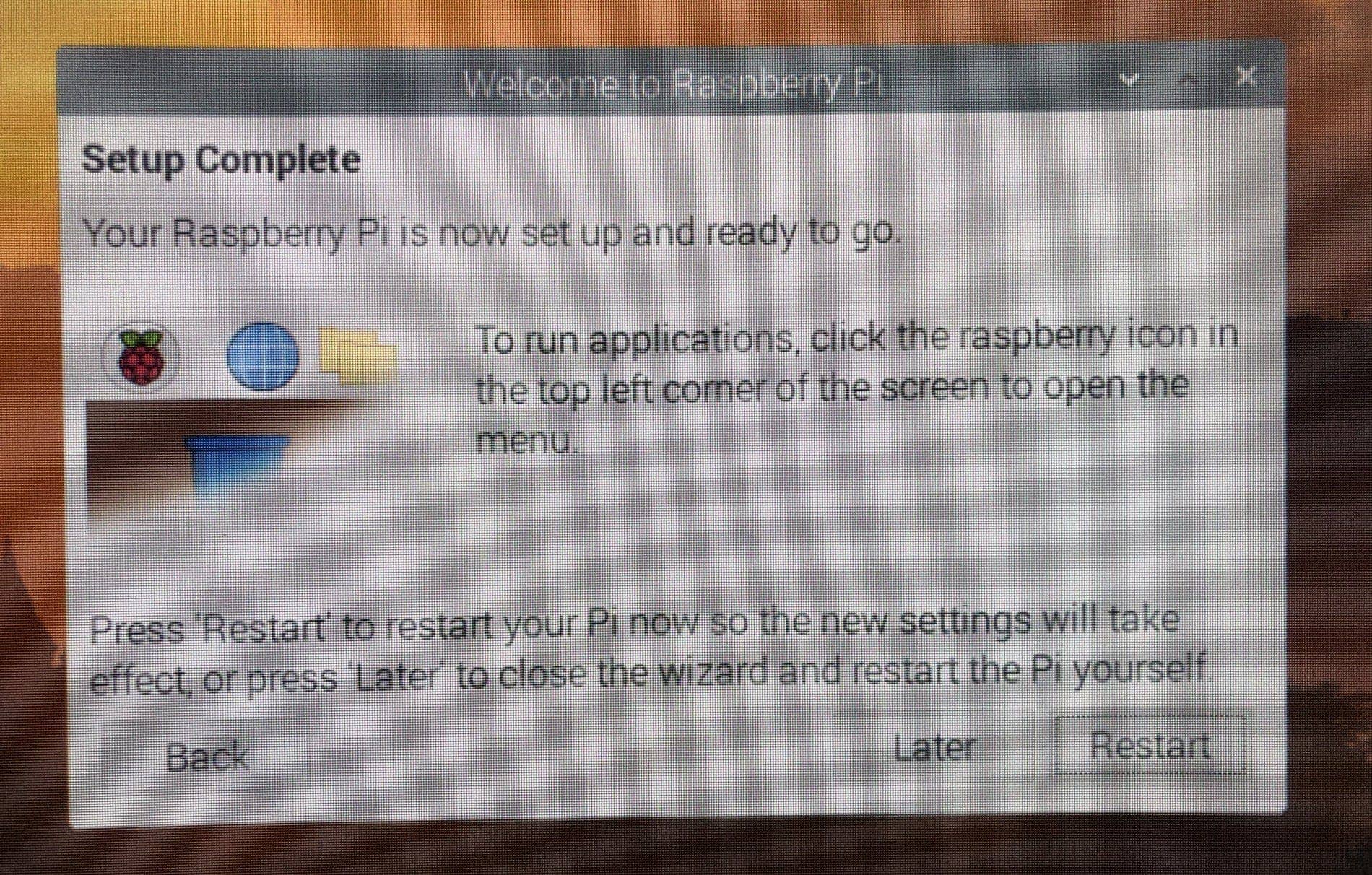 Raspberry Pi Setup Complete