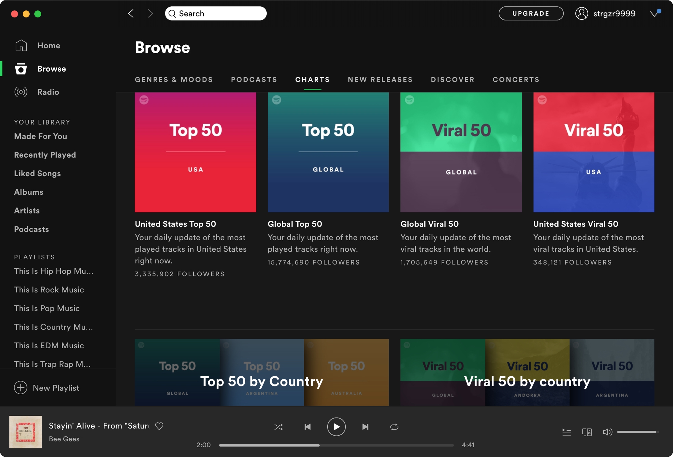 Spotify Music App on Mac