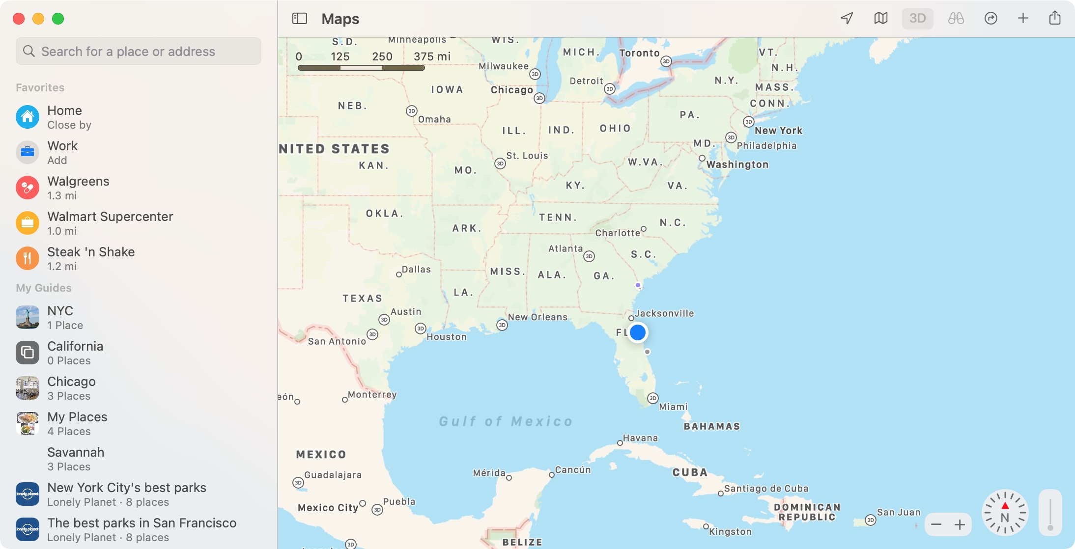 Updated Maps on Mac Big Sur