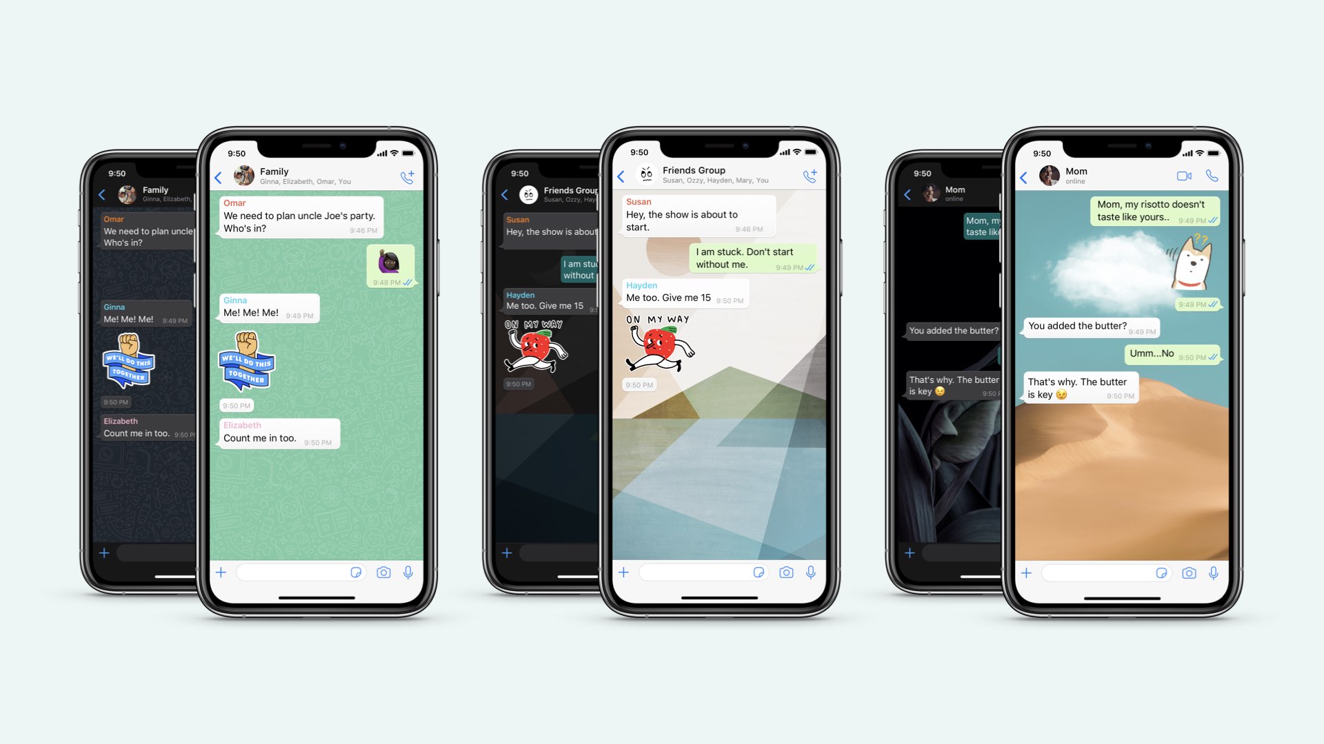 Whatsapp Gains Per Chat Wallpaper With Light Dark Mode Support And Sticker Search