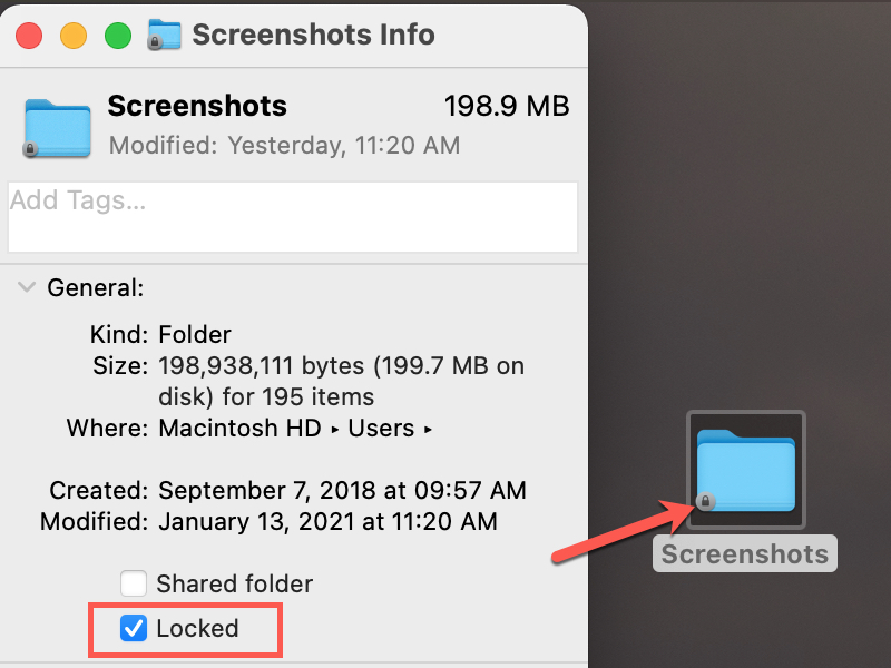 Folder Locked on Mac
