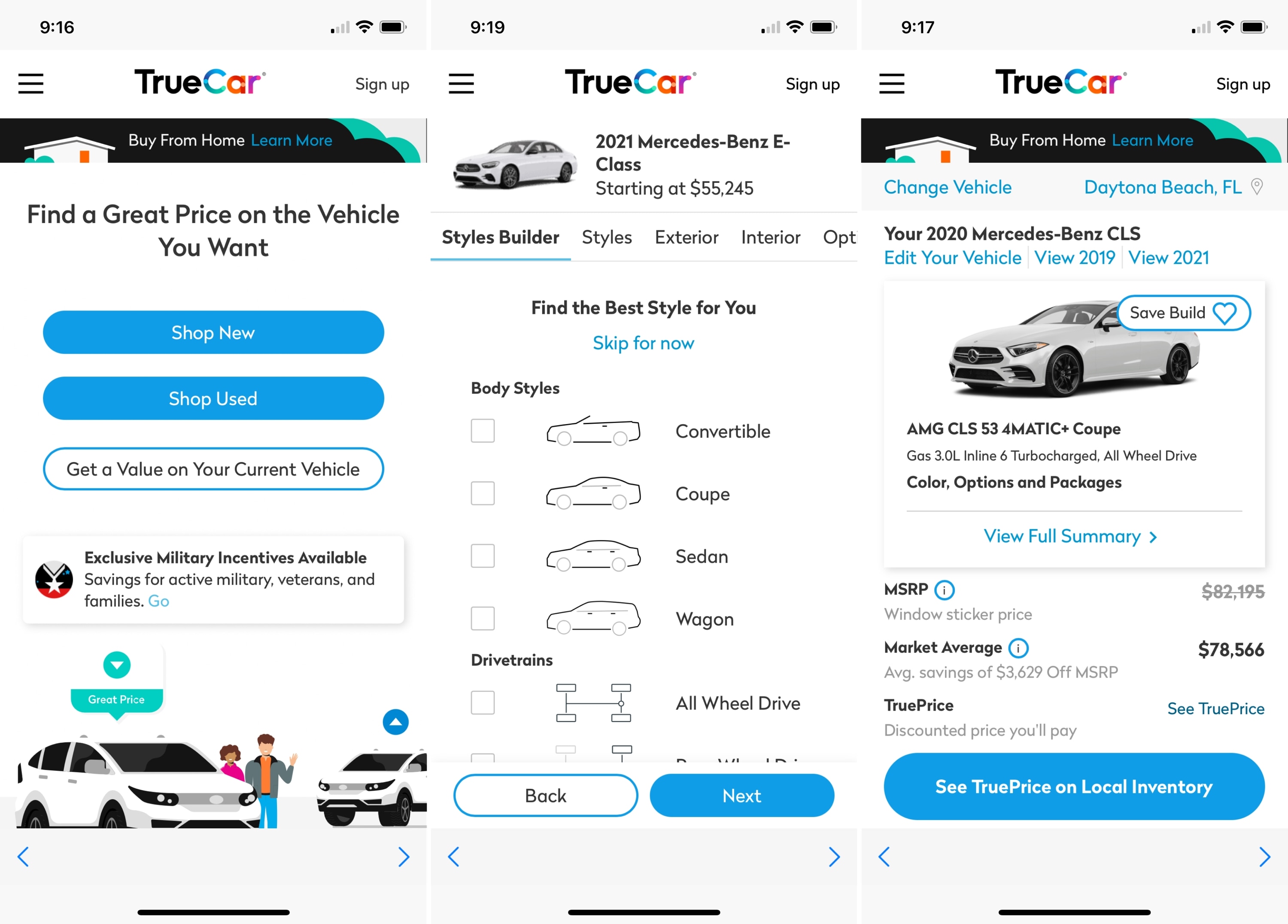 TrueCar on iPhone