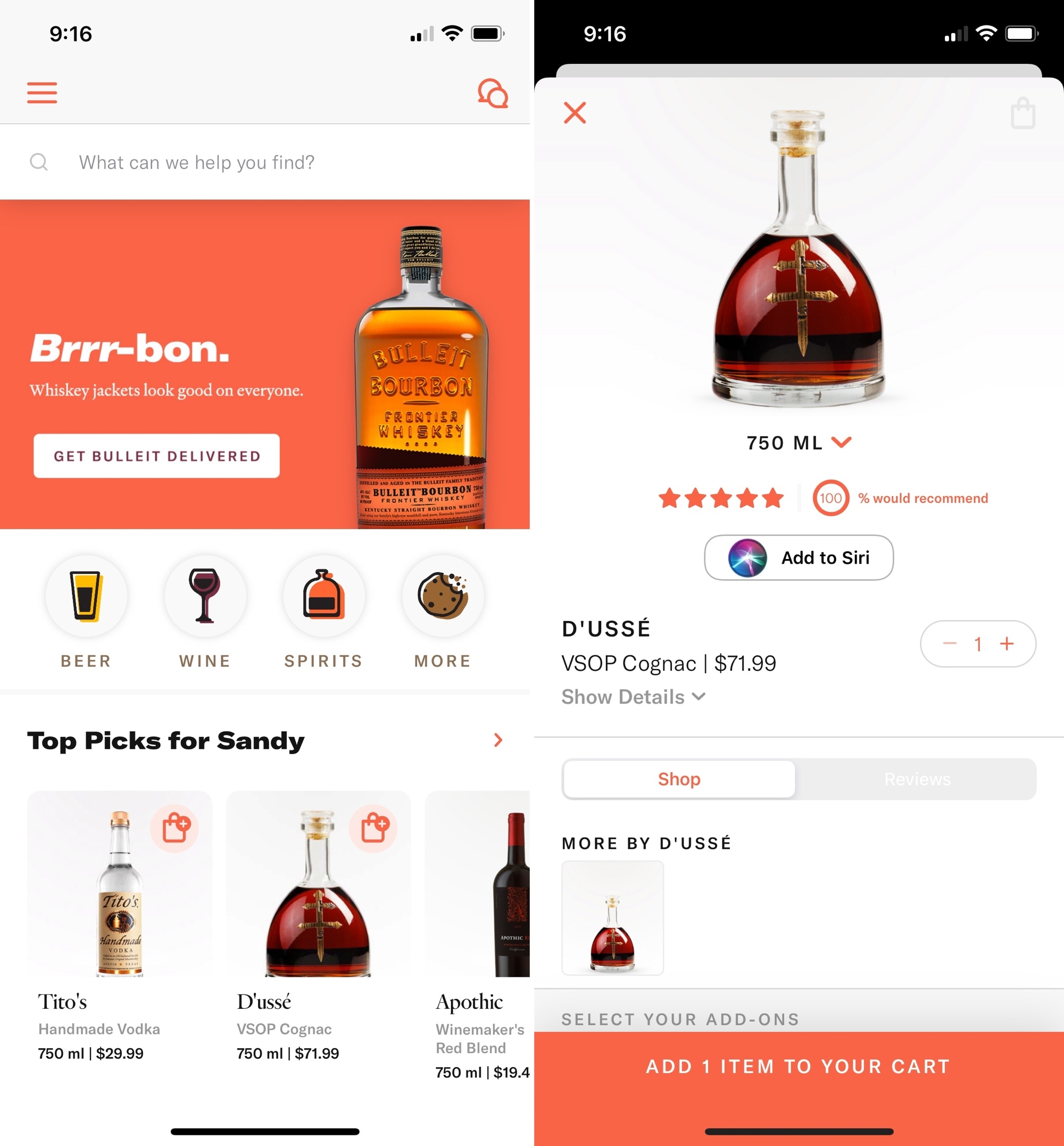 Saucey Alcohol Delivery for iPhone