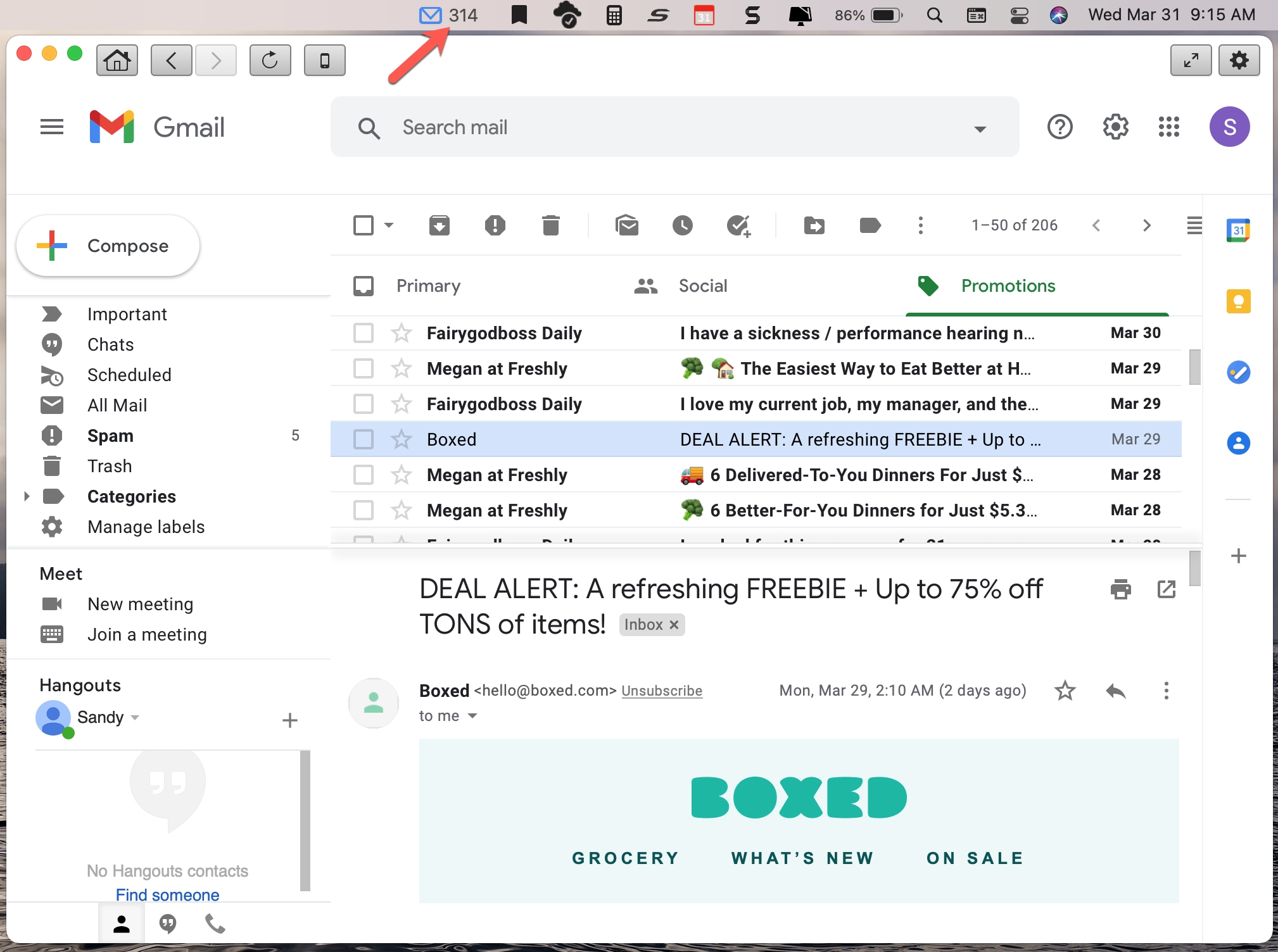 Ga voor Gmail E-mail App op Mac