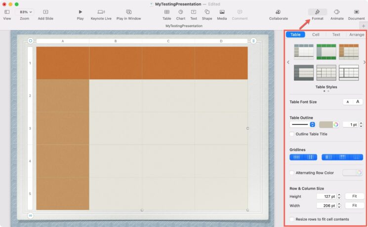 How to work with tables in Keynote on Mac, iPhone, and iPad