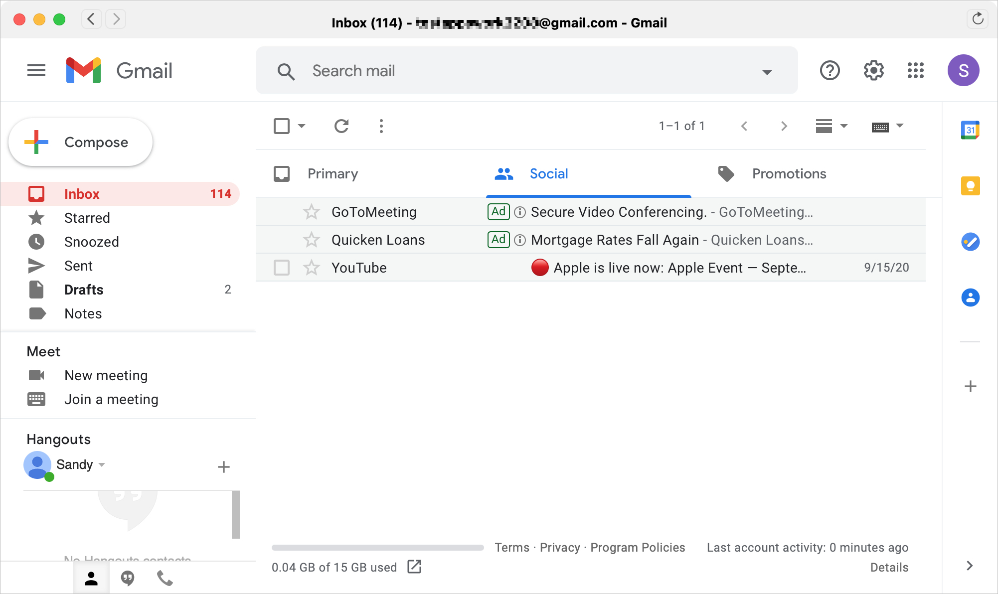 Mail for Gmail App on Mac