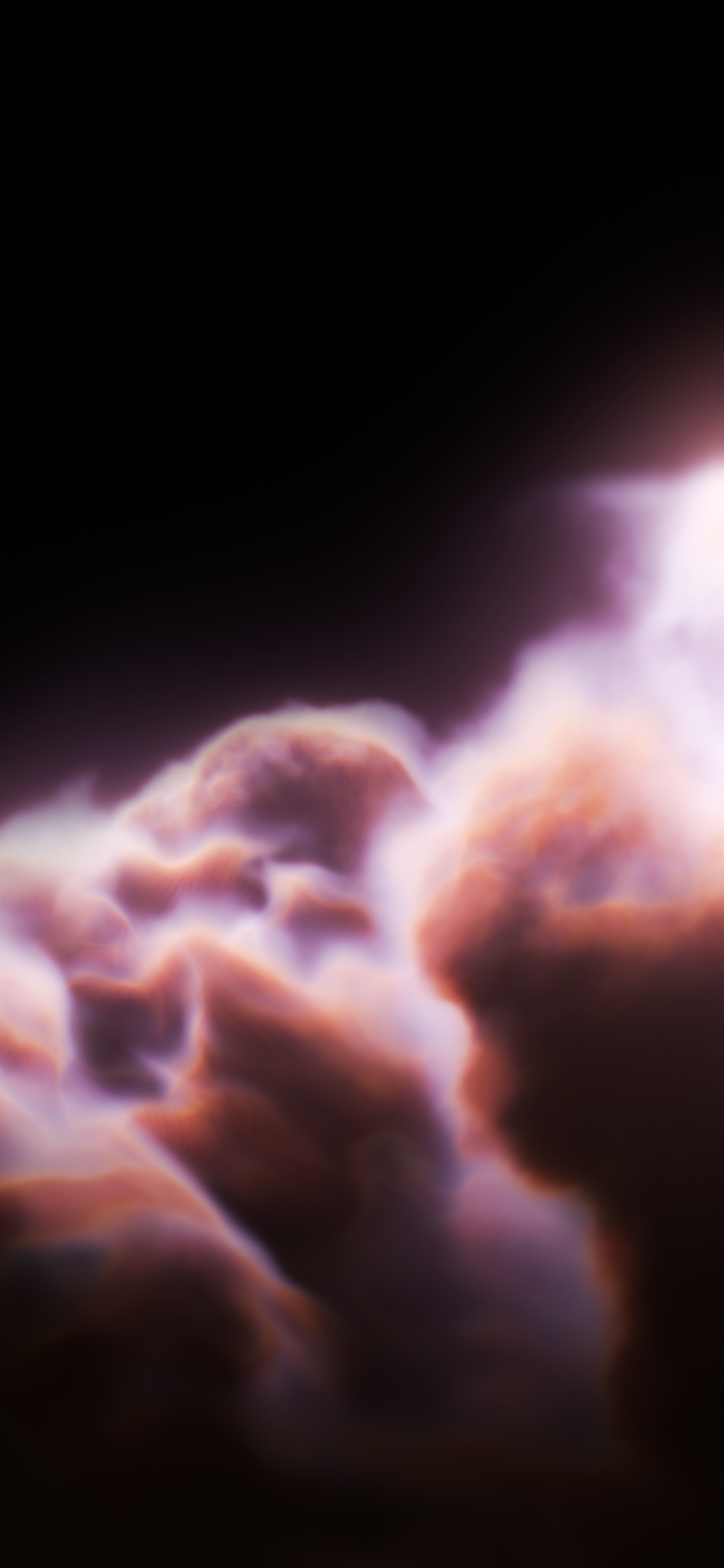 Fantasy cloud iPhone wallpapers from sunset to moonrise