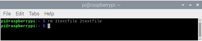 RPi Delete Files Using Terminal