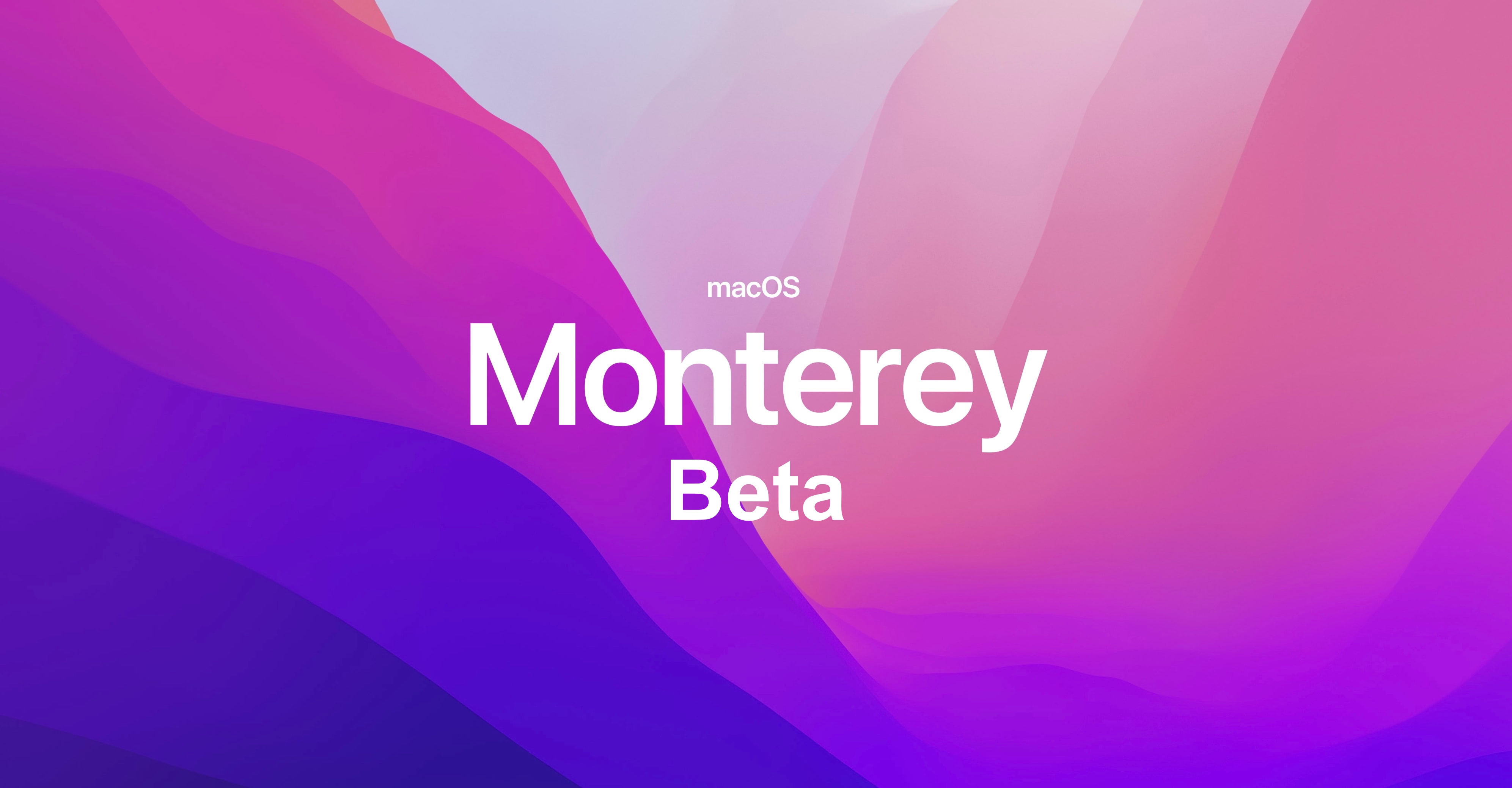 macOS Monterey beta