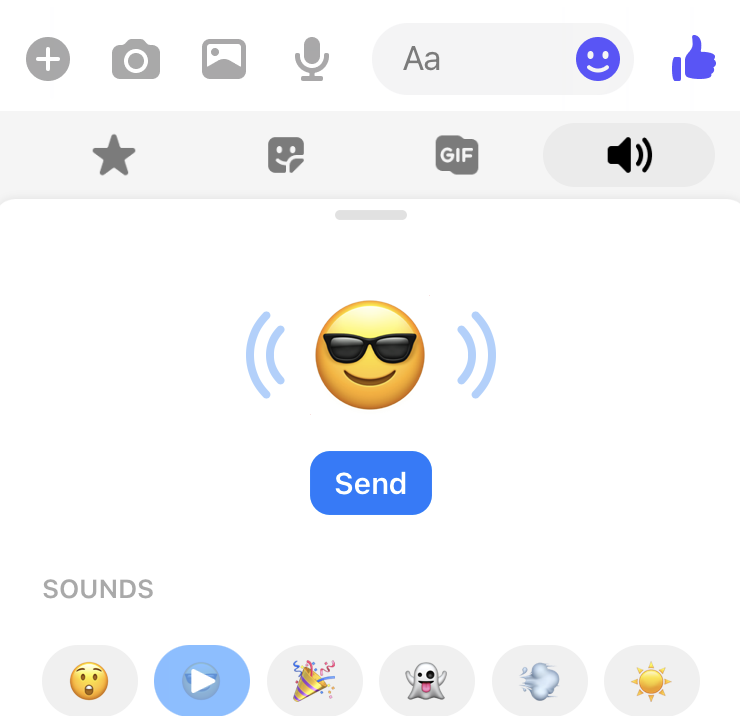 Soundmojis Messenger iOS
