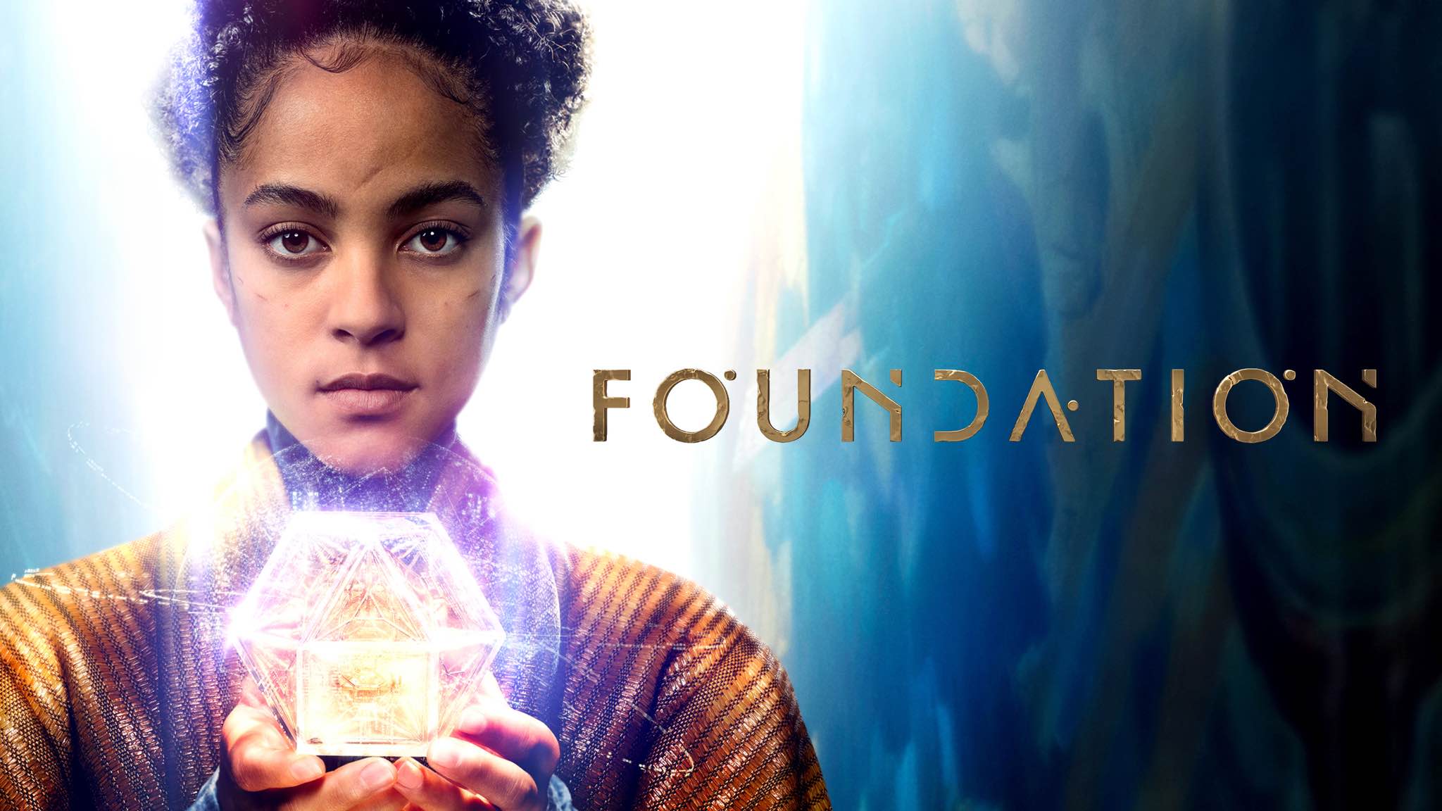 Promotional artwork for the Apple TV+ science/fiction show "Foundation" based on stories by Isaac Asimov