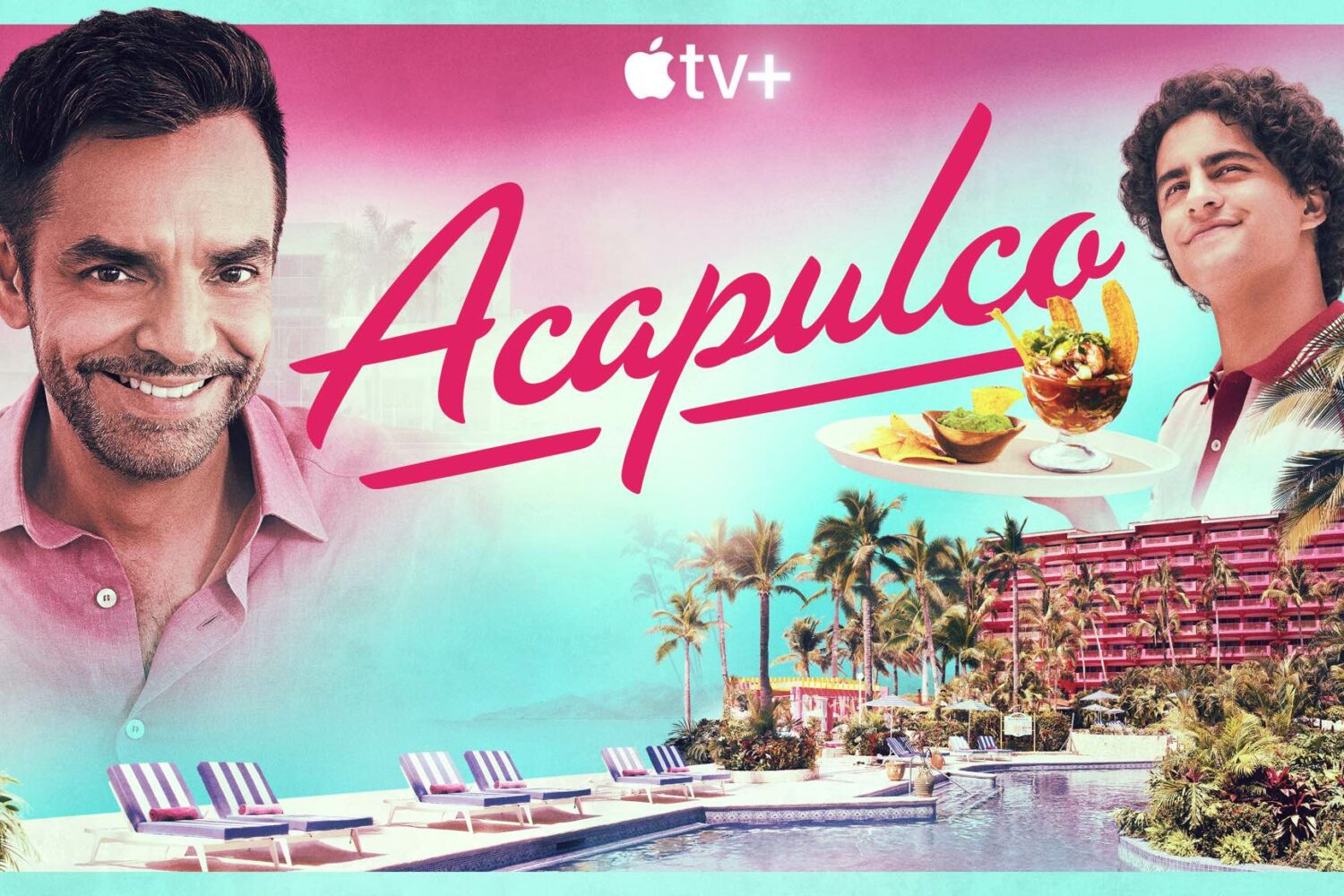 Poster artwork for Apple TV+ bilingual comedy show "Acapulco"