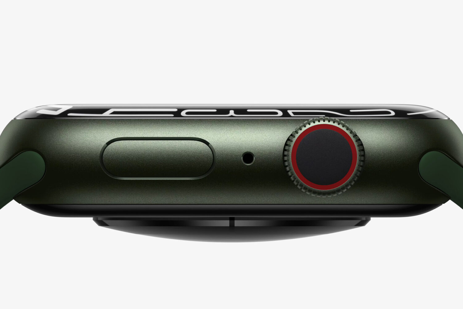 An image showing a right profile of Apple Watch Series 7