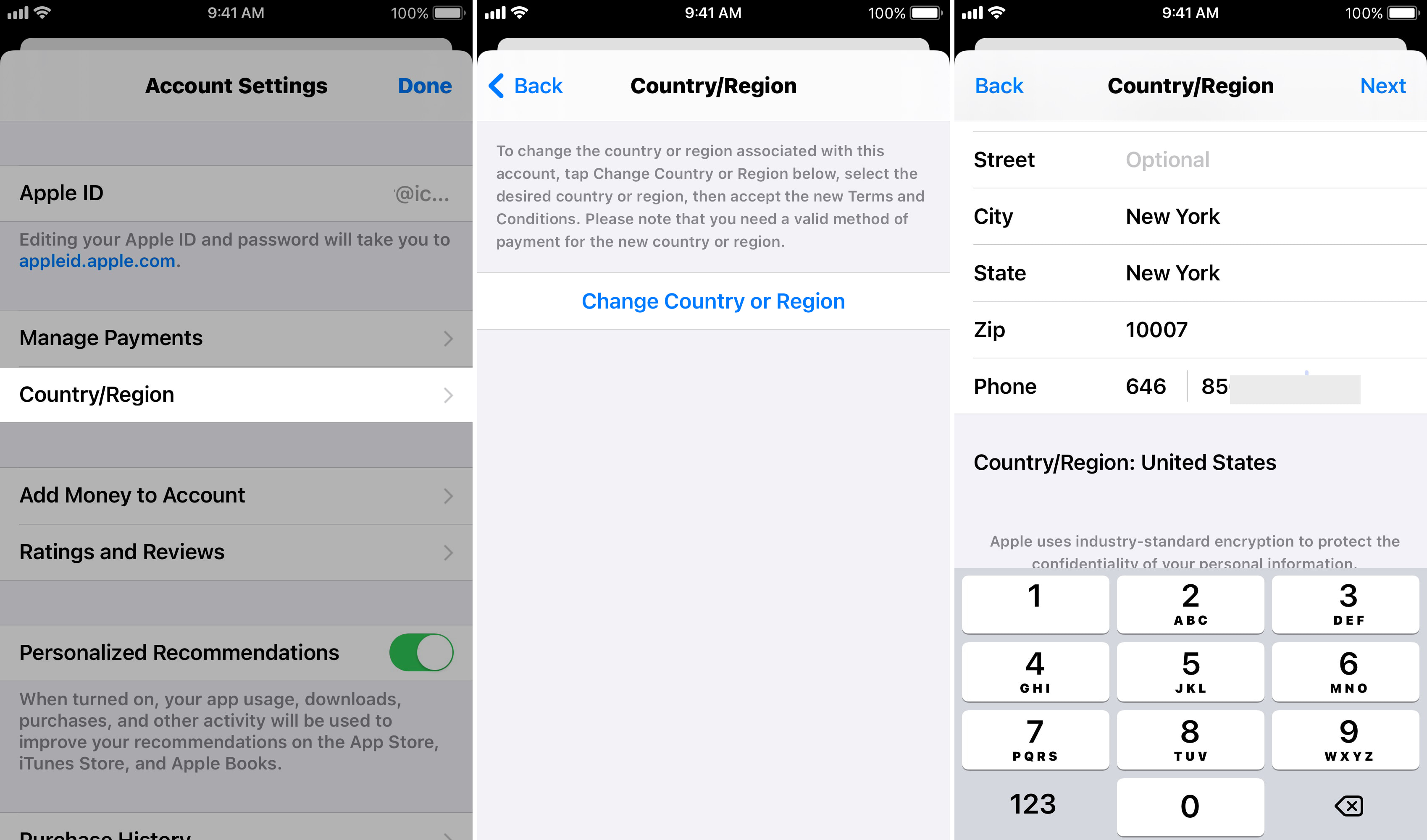 Changing App Store Country on iPhone