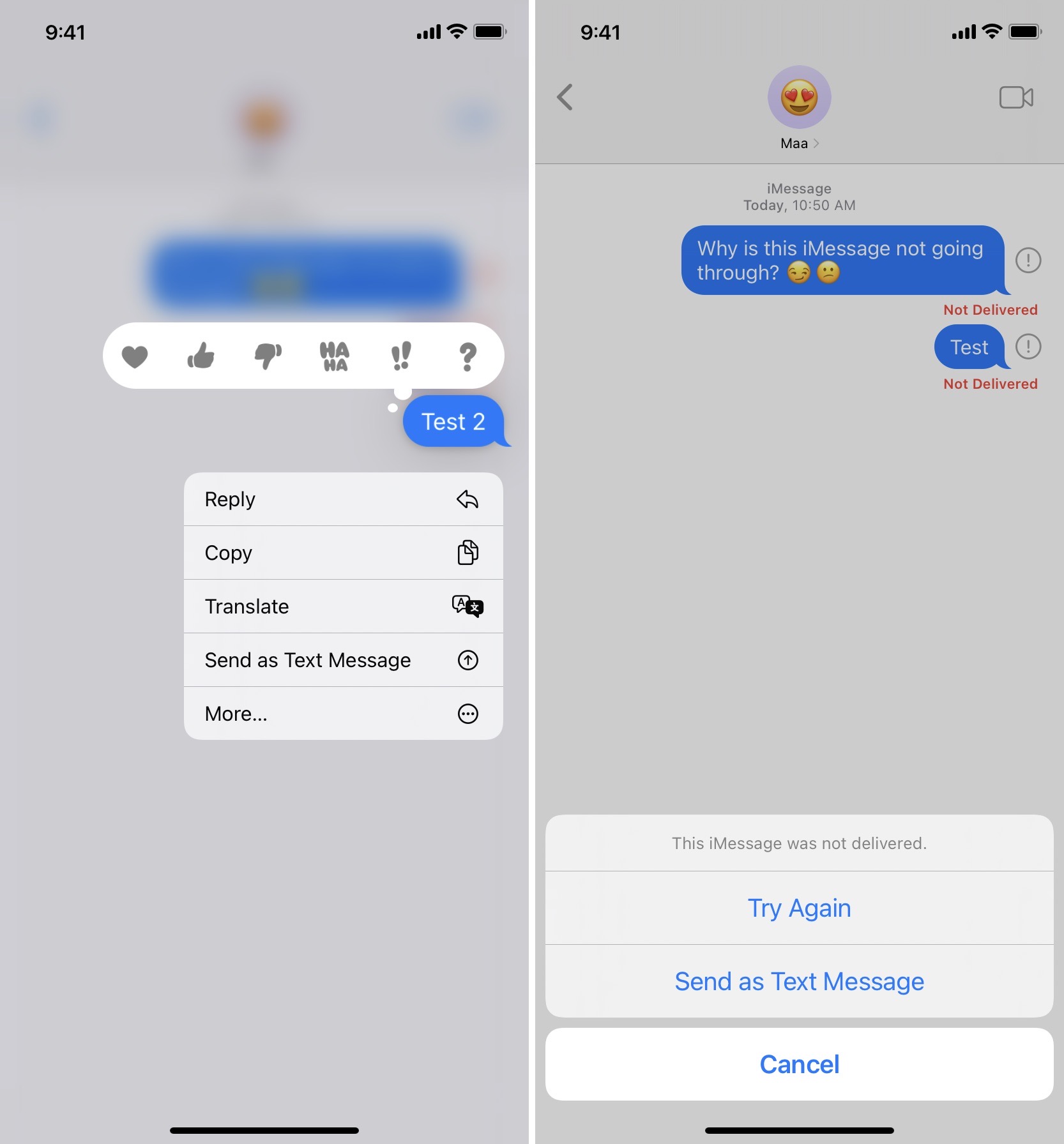 Send as Text Message if iMessage fails on iPhone