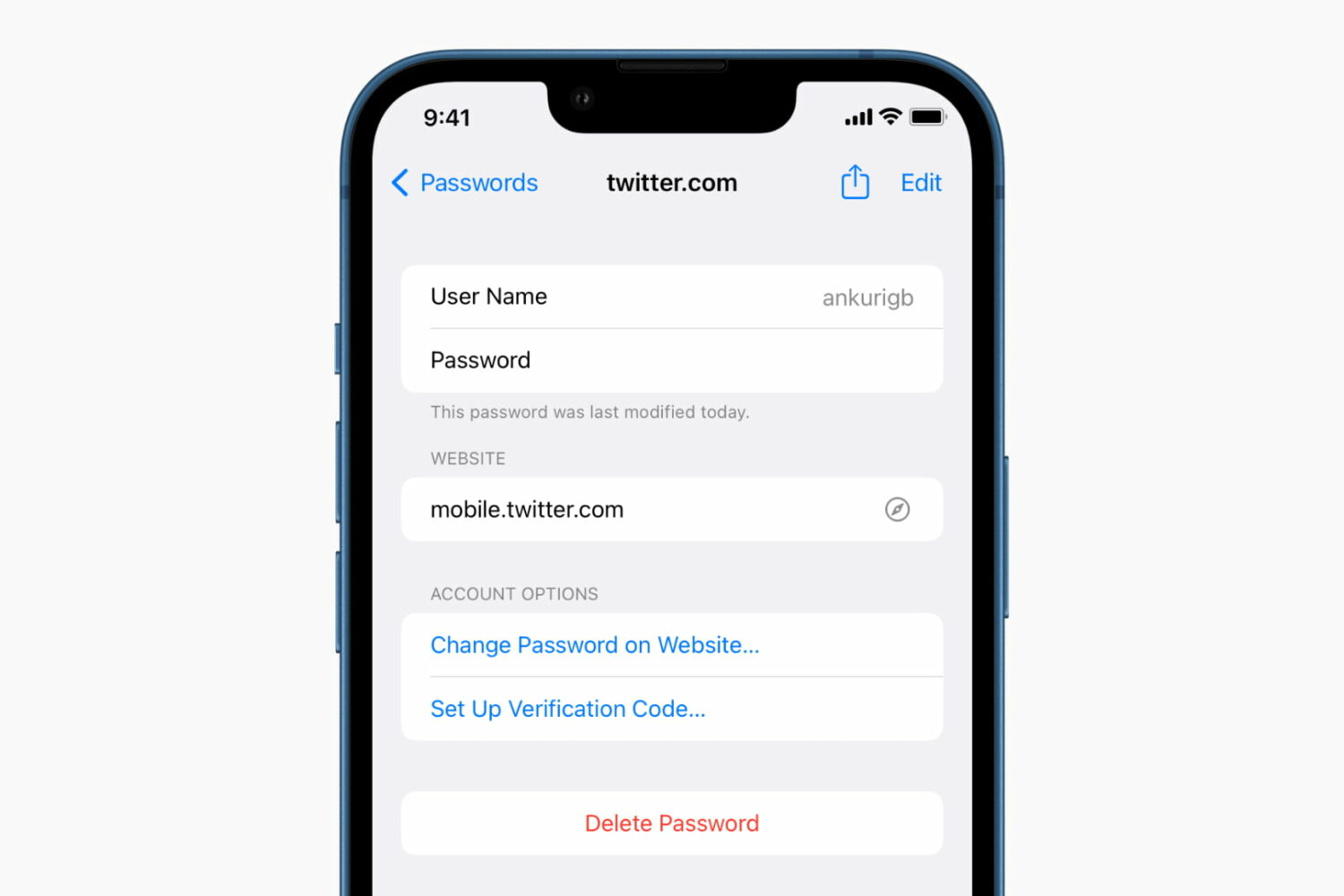 Set up and use built-in authenticator on iPhone in iOS 15 and later