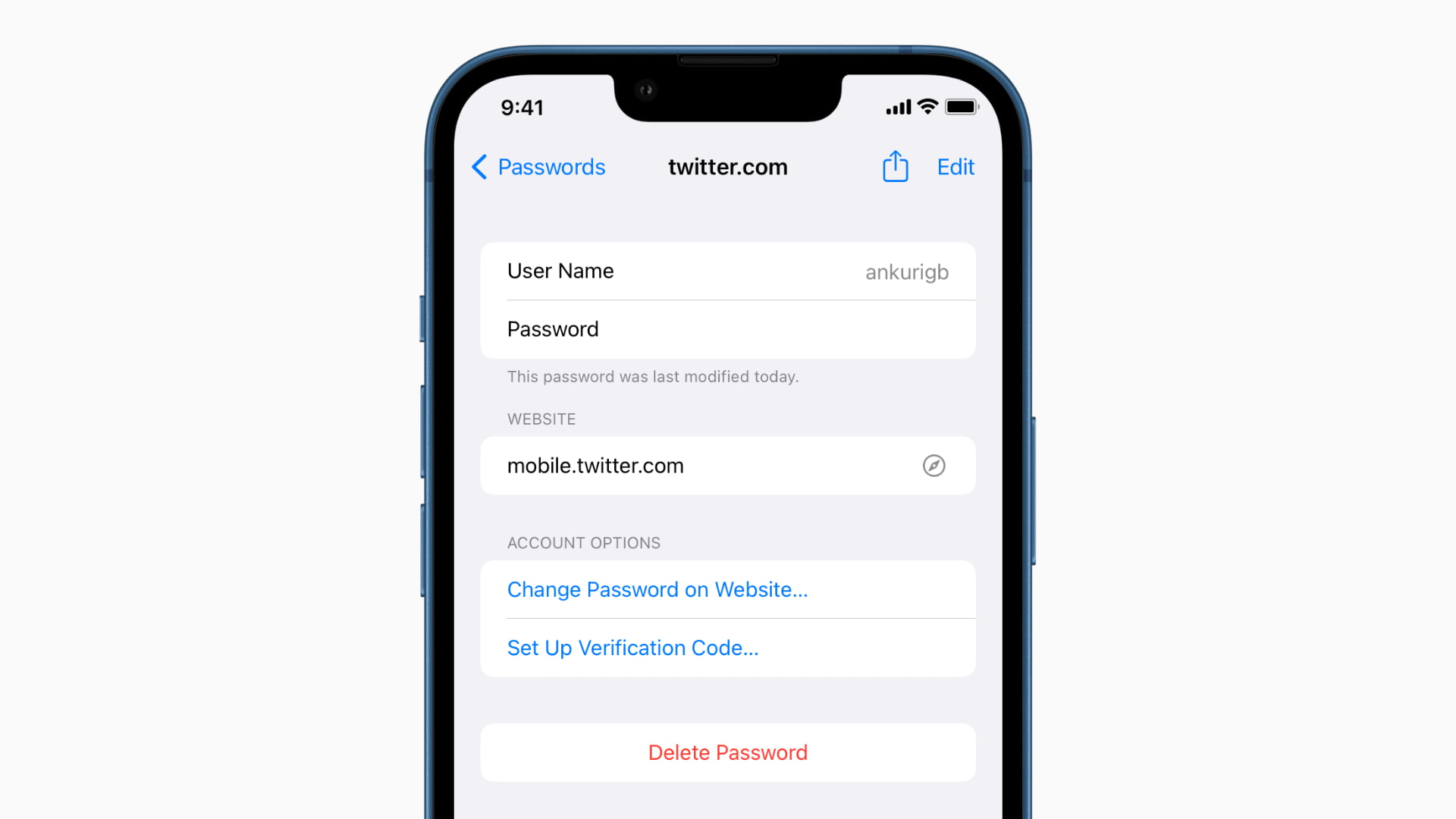 Set up and use built-in authenticator on iPhone in iOS 15 and later