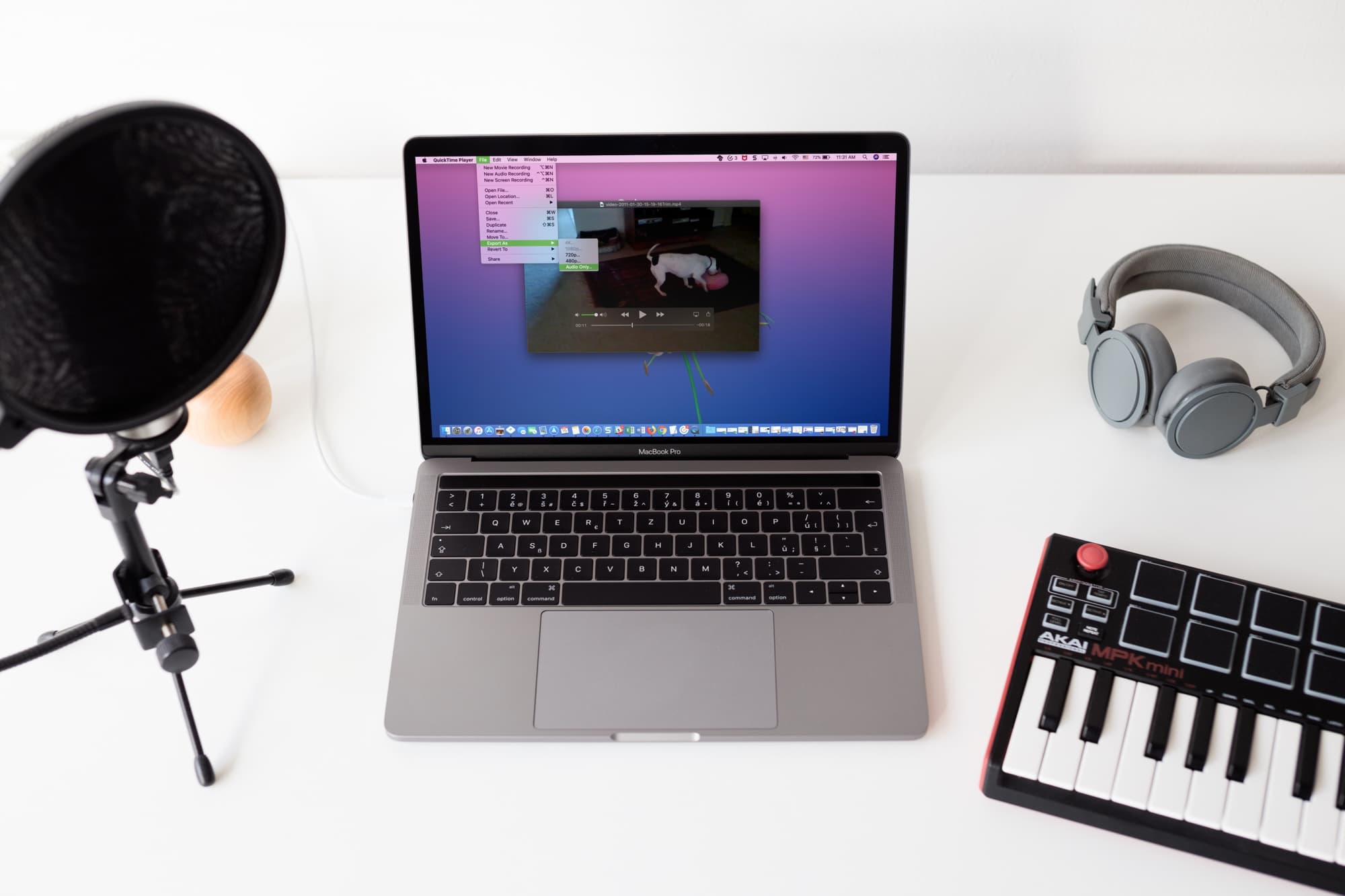 Extract Audio from Video on MacBook with QuickTime