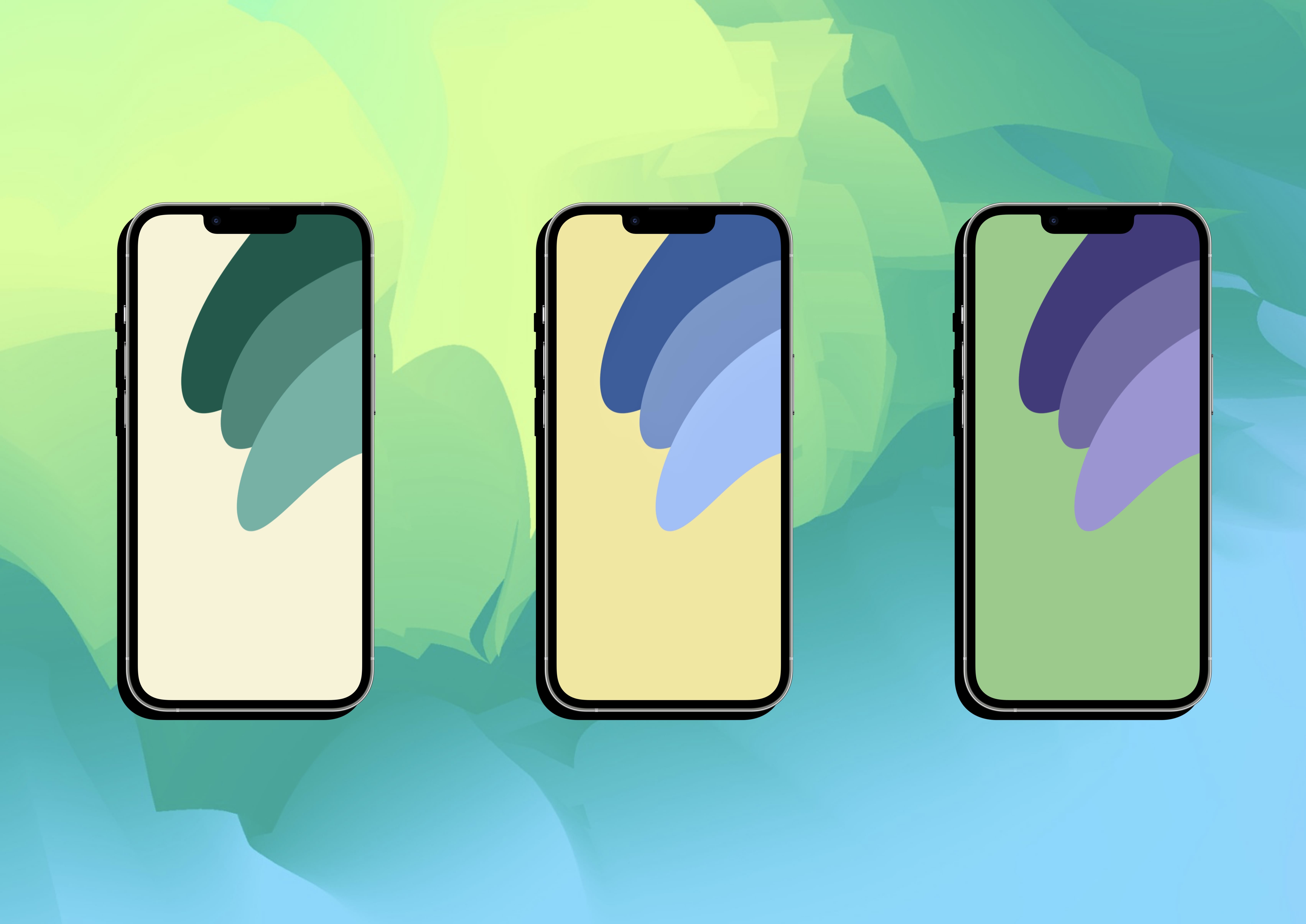 Abstract curves wallpaper pack for iPhone